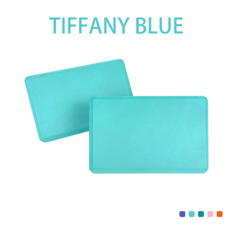 1pc High Density Yoga Foam Blocks Non-slip Solid Color Yoga Balance Fitness Dance Supplies For Yoga Pilates And Meditation Beauty World Shop