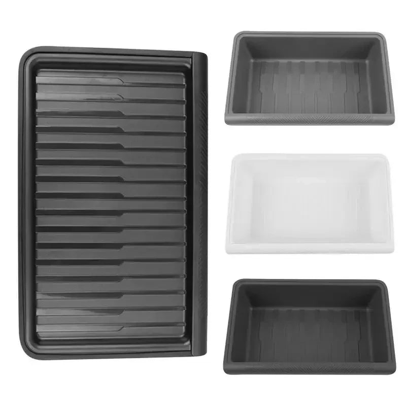 For Tesla Model Y Under Seat Storage Box Case Car Seat Organizer Vehicle Underseat Drawer Holder for Tesla Model Y Interior Tray Beauty World Shop