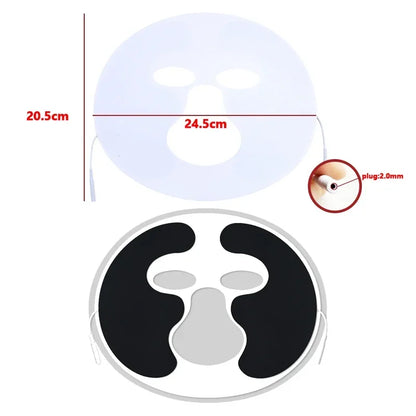 Facial Electrode Pads Gel Non-woven Patch Self-adhesive Acupuncture Electric Massager Digital Machine Beauty World Shop