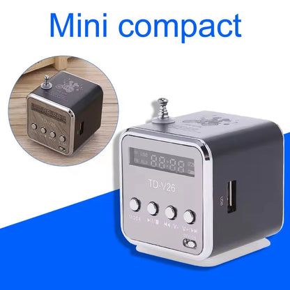 Mini Bluetooth Speaker Radio FM Portable Mp3 Player Wireless Small Sound Box Music Blootooth Bocina Caixa De Som Coluna Column Beauty World Shop