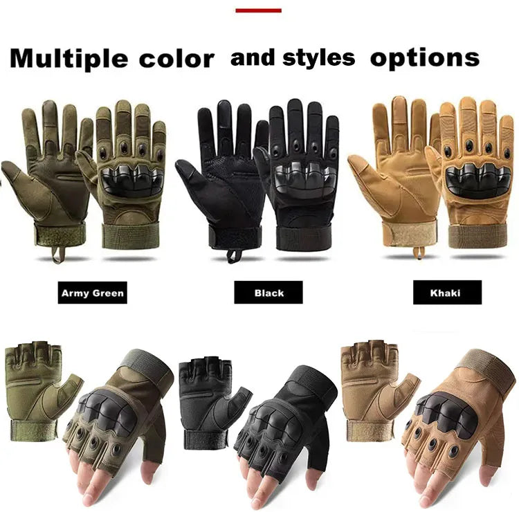Men's and Women's Outdoor Mountaineering Hiking Wear-resistant Gloves Cycling Fitness Protective Gloves Beauty World Shop