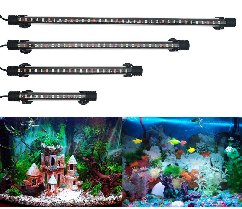 Waterproof LED Aquarium Light Fish Tank Underwater Lamp Clip Light Aquariums Decor Lighting Submersible Lamp Plant Grow 220-240V Beauty World Shop