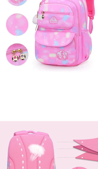 Girl School Bag Backpack Back Pack For Teenager Women Children Female Pink Schoolbag Primary High Bagpack Class Teens Child Kids Beauty World Shop