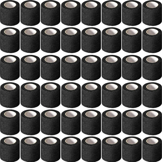 Wholesale Black Tape Tattoo Handle Bandage Anti-slip Athletic Nonwoven Waterproof Disposable Self-adhesive Elastic Bandage Beauty Trend Shop