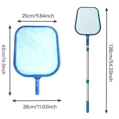 Professional Leaf Rake Deep Bag Swimming Pool Cleaning Nets Spa Rubbish Skimmer Pool Net Pool Cleaning Net Piscina Accessories Beauty World Shop