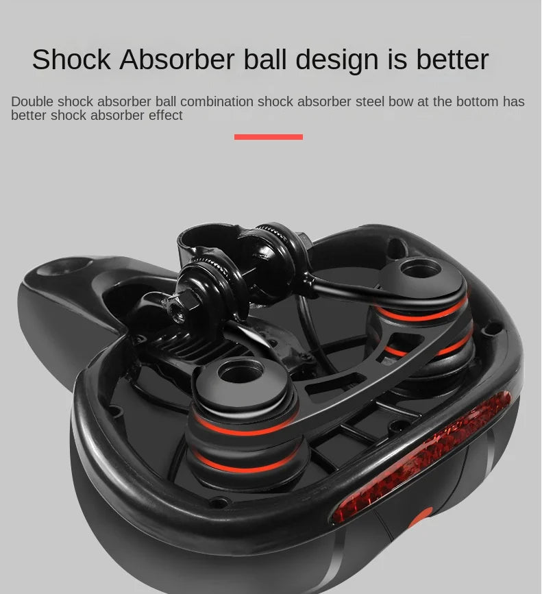 ESLNF Hollow Breathable Bicycle Saddle MTB Road Bike Saddle Shock Absorbing Comfortable Big Butt Bike Seat Bicycle  Accessories Beauty World Shop