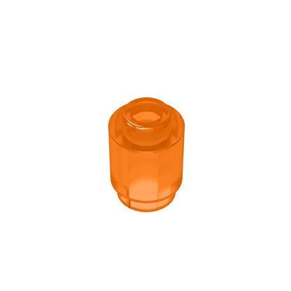 MOC 10PCS 3062 Round 1x1 Building Blocks High-Tech 30068 House Castle Bricks Educational Particle Toys Children Birthday Gifts Beauty World Shop