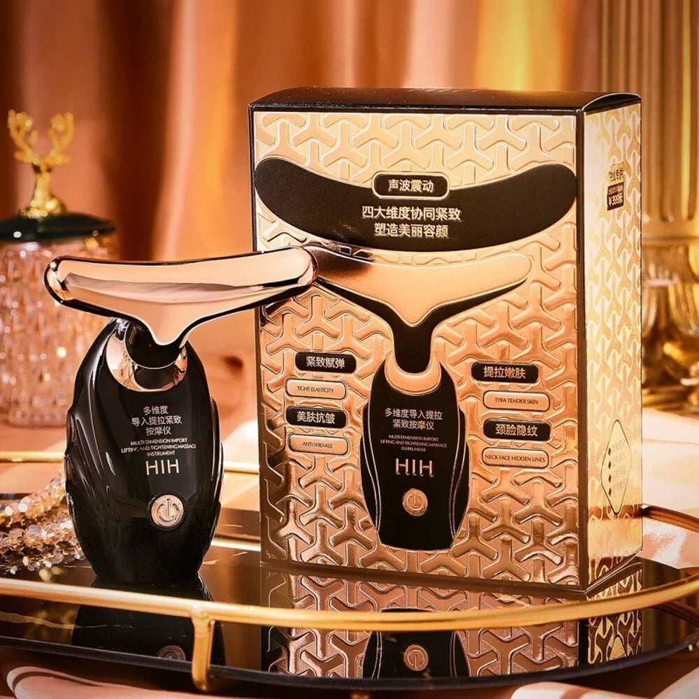 Face Lifting Device Neck Facial Eye Massage Introducer Microcurrent Skin Rejuvenation Anti Aging Beauty Device Face Massager Beauty World Shop