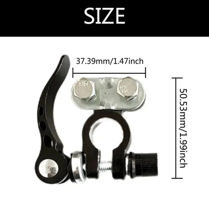 2Pcs Car Battery Terminal Connectors Quick Release Disconnect 12V 24V Positive Negative Battery Cable Ends for SAE/JIS Type Car Beauty World Shop
