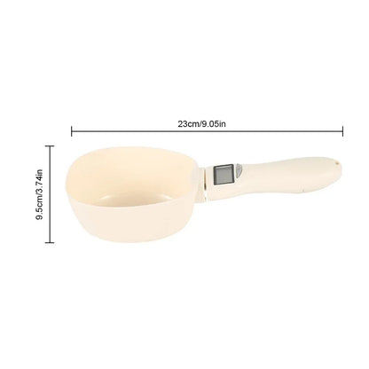 Pet Food Measuring Scoop Electronic Dog Cat Food Measuring Cup Digital Spoon Scale Kitchen Food Scale with LED Display Beauty World Shop