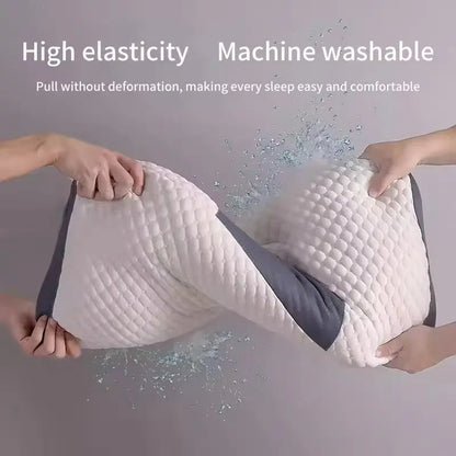 Honeycomb massage pillow pillow to protect cervical vertebra to help sleep home pillow core antibacterial and anti-mite NEW
