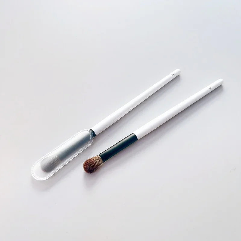 Double end foundation make-up face brush Double end powder red contour and eye shadow correction makeup brush