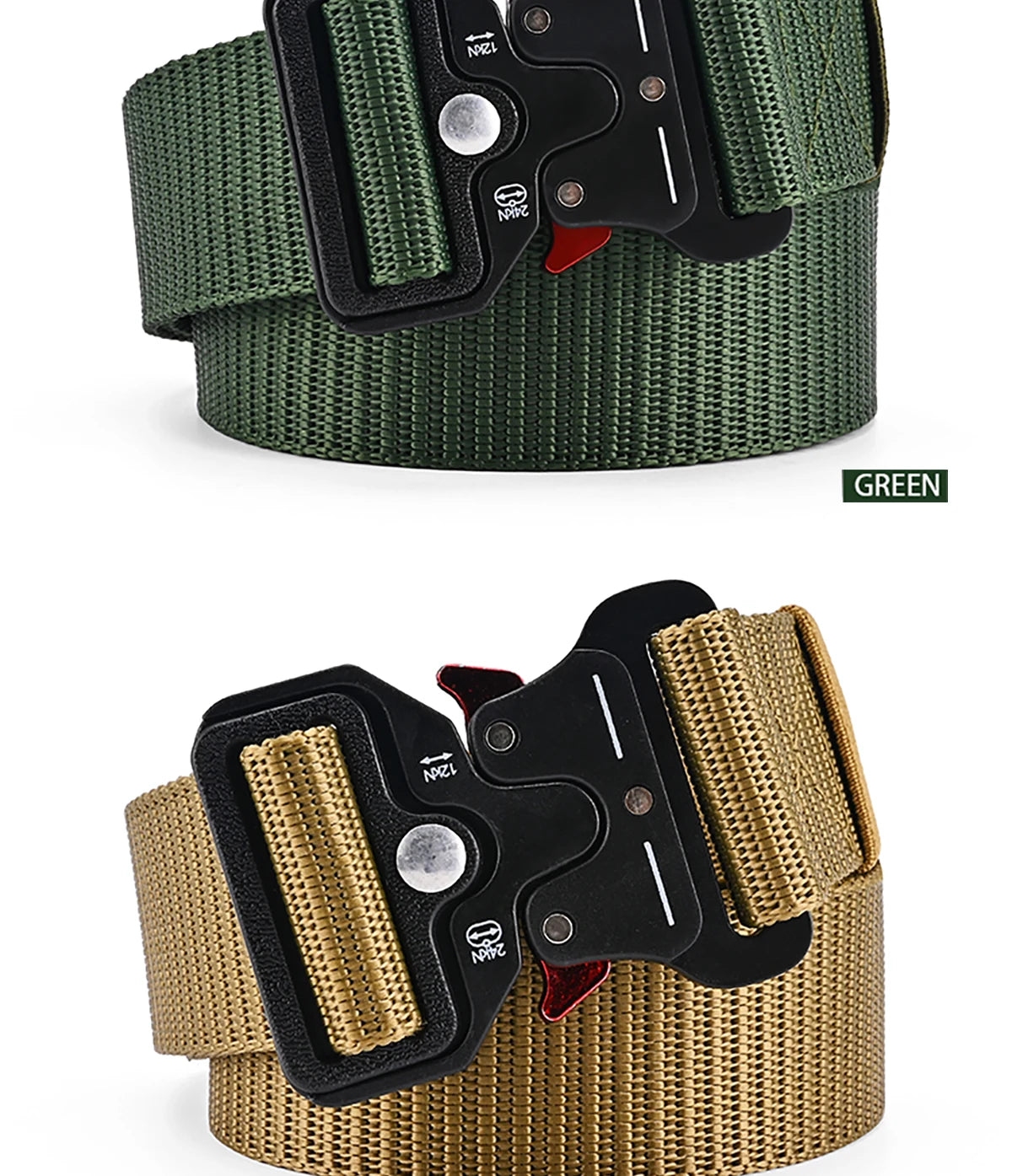 Men's Belt Outdoor Multi Function Belt High Quality Canvas For Nylon Male Luxury Belts Women's Sports Jeans Belt Neutral Belts Beauty World Shop