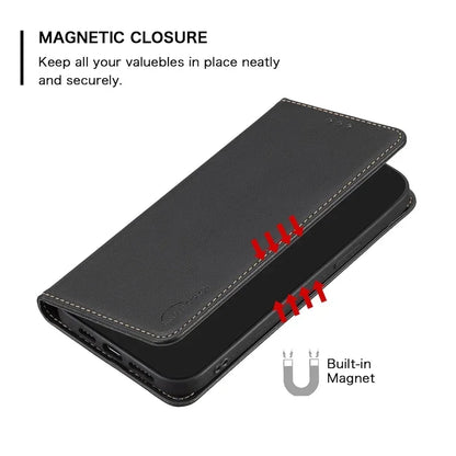 For Samsung Galaxy S25 FE Case Magnetic Flip Phone Case on For Fundas Samsung S25 FE S25FE 5G SM-S731B Leather Card Cover Coque Beauty World Shop