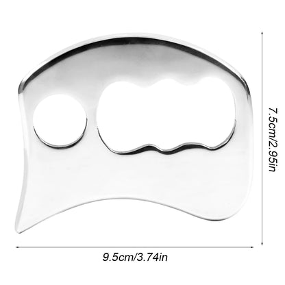Stainless Steel Gua Sha Scraping Massage Tool IASTM Tool for Back, Legs, Arms Scraper, Anti-cellulite, Muscle Massage Relaxation Beauty World Shop