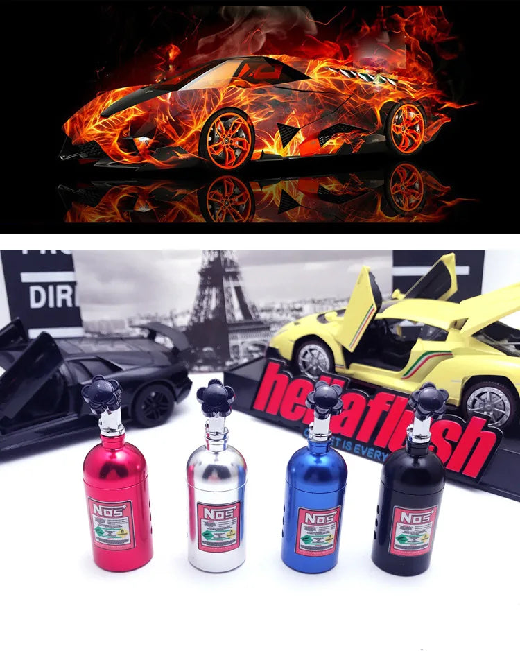 Hot Sale Car Air Freshener NOS Nitrogen Bottle Air Vent Aromatherapy Auto Aroma Outle Perfume Flavoring Fragrances Accessories Beauty World Shop