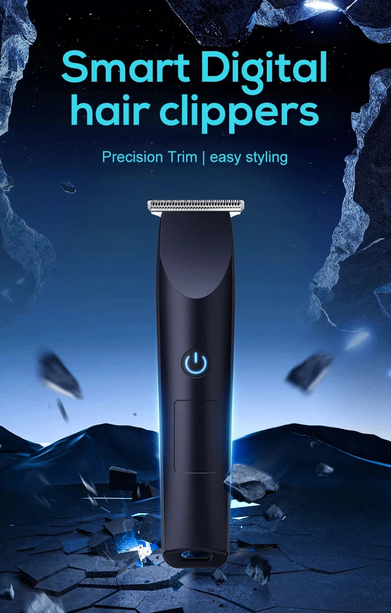 Design of adjustable cutter head with USB charging for electric hair clipper hair and beard trimming Beauty World Shop