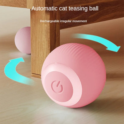 Automatic Moving Cats Toy Interactive Ball Rechargeable Rolling Electric Ball Home Pet  Accessories Things for  Supplies Beauty World Shop