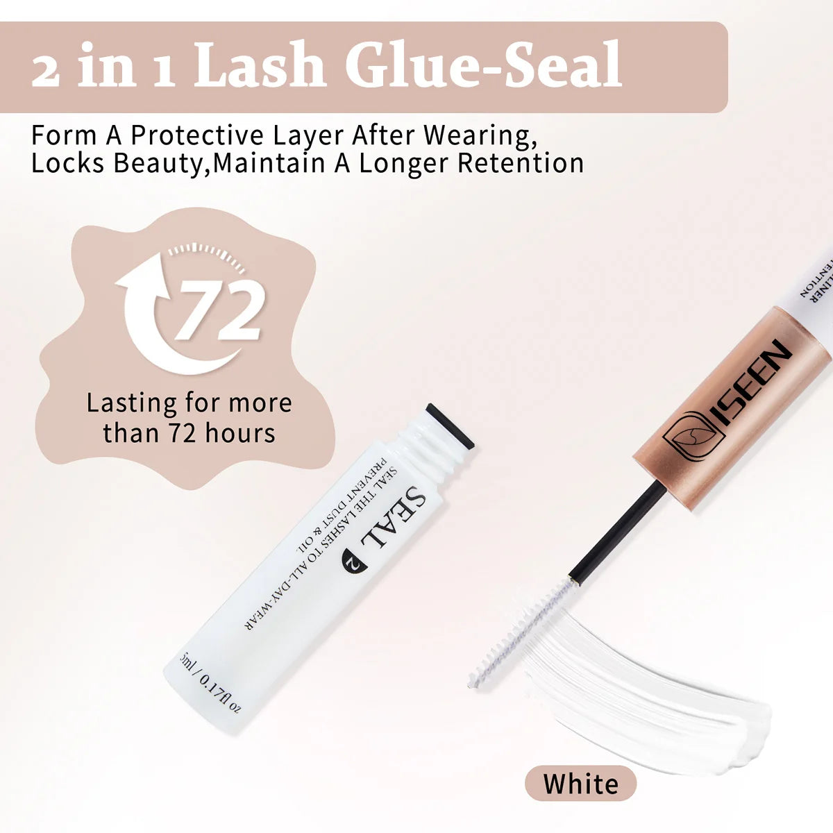 ISEEN DIY Eyelash Extension Kit Cluster Mix Eyelashes Full Set Lashes Kit with Lash Bond & Seal and Eyelash Tweezers and Brush Beauty World Shop
