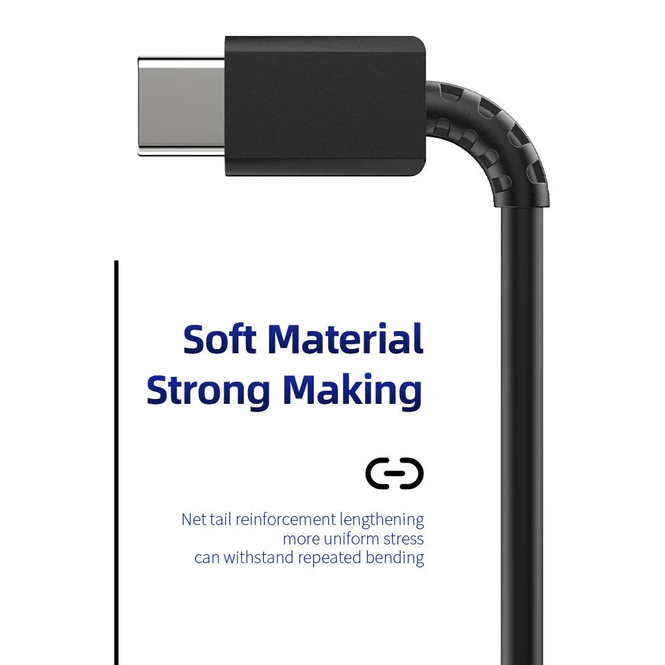 2PCS PD 45W USB C Cable For Samsung Galaxy S20 S21 S22 S23 Ultra Note 10 5G 20 A53 A54 Super Fast Charging USB Type C Data Cable Beauty World Shop