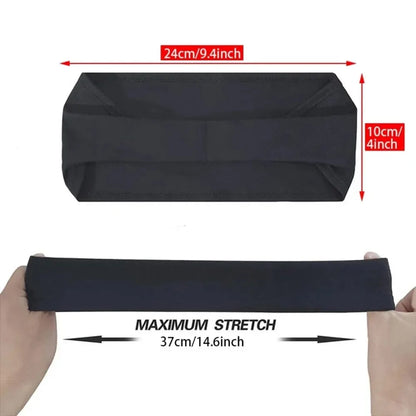 Sports Headbands Solid Color Elastic Non Slip Quick Dry Workout Fitness Yoga Unisex Hairband Sweatband Bandana Hair Accessories Beauty World Shop