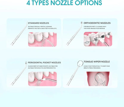 Dental Water Flosser Faucet Oral Irrigator Floss Dental Irrigator Portable Dental Water Jet Teeth Cleaning Mouth Washing Machine