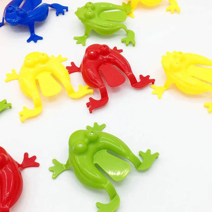 10-20Pcs Jumping Frog Bounce Fidget Toys For Kids Novelty Assorted  Stress Reliever Toys For Children Birthday Gift Party Favor Beauty World Shop