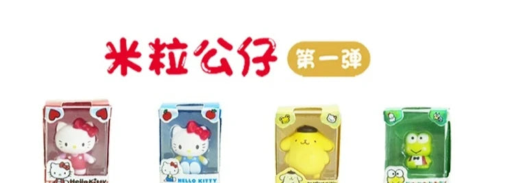 Sanrio Characters Sanrio Family Mini Figurine Series Blind Box Mini Doll Kt Cat Melody Kuromi Office Desktop Decoration Toy Gift Beauty World Shop