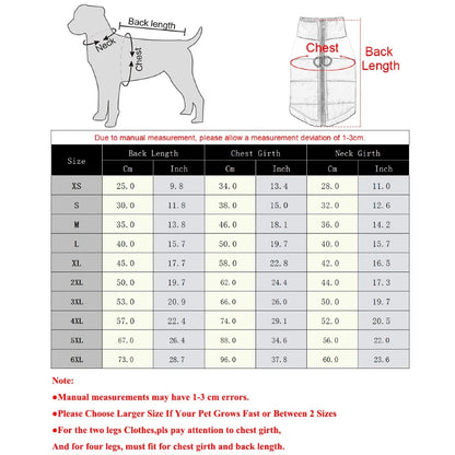 Winter Big Dog Clothes Waterproof Vest Jacket For Small Dogs Cats Outdoor Warm Puppy Coat With D Ring Labrodor Pug Pet Costume Beauty World Shop