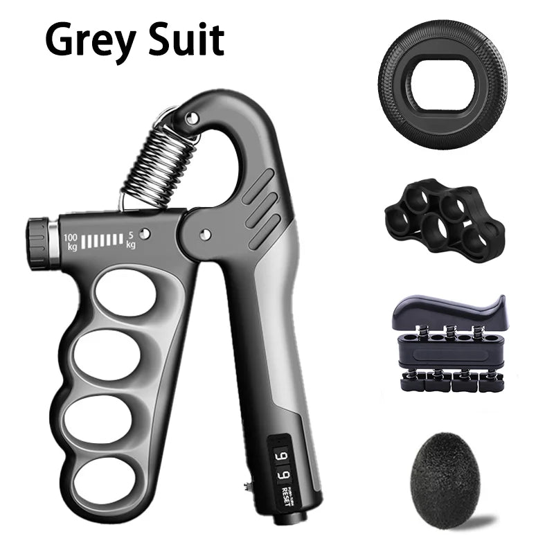 5-60/100/150kg Grip Strength Gym Wrist Expander Hand Strengthener Adjustable Muscle Recovery Fitness Hand Strength Exercise Beauty World Shop