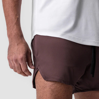 New Summer Men's Sports Shorts Quick Dry Breathable Beach Jogging Single Layer Breathable Shorts Training Basketball Apparel Gym