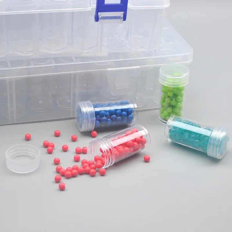5 pcs Transparent Lockable Box Small Object Storage Box Fishing Gear Accessories Box Plastic Material Beauty Trend Shop