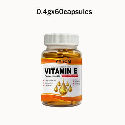 Vitamin E Deep Moisturizing Capsule Essence–Hydrates Smooths Skin. Formulated Squalane Vitamin 18/30/48/60/90/180 Capsules Beauty World Shop
