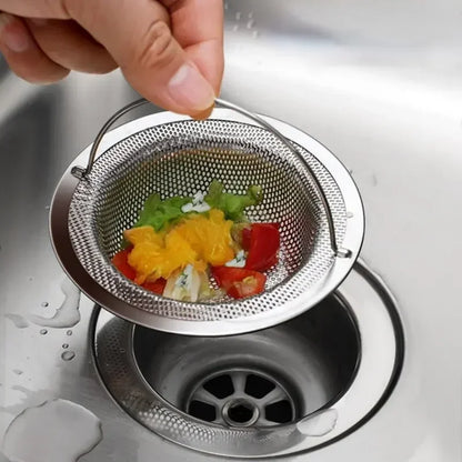 1Pc Stainless Steel Kitchen Sink Filter, Garbage Food Residue/Hair Catcher, Keep Your Bathtub Beauty World Shop