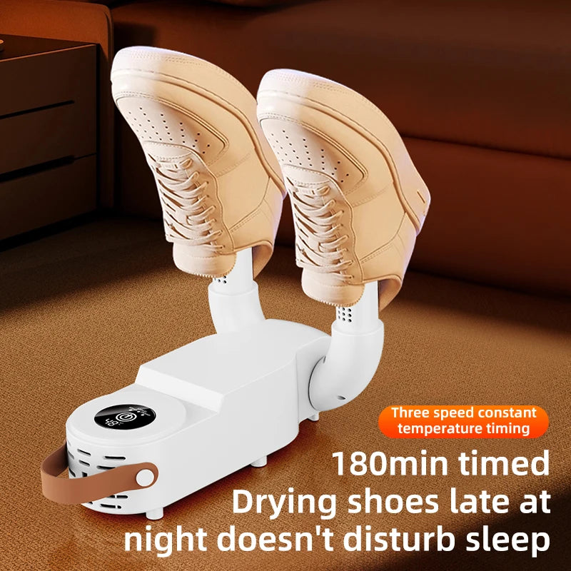HOMEFISH Intelligent Shoe Dryer Quick Drying Deodorizing Sterilizing Adjustable Timer Household Shoe Warmer And Heater Beauty World Shop
