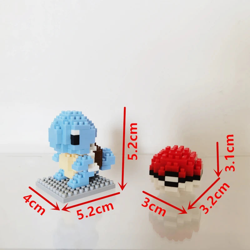 75 Style Building Blocks Assembly Anime Picachu Charizard Doll Blastoise Bulbasaur Gengar Bricks Figures Toy for Kid Gift Beauty World Shop