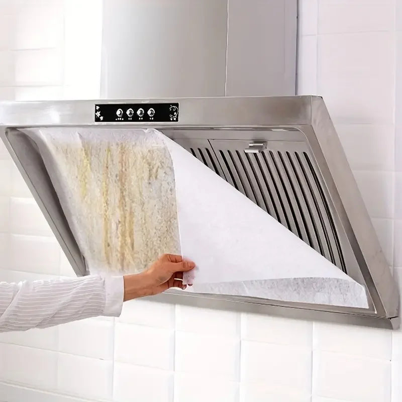 12-Pack Heavy-Duty Range Hood Filters - Oil-Absorbing Mesh Covers for Kitchen Ventilation, Easy Install Beauty World Shop