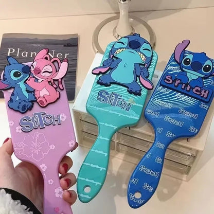Kawaii Animation Lilo & Stitch Comb Series Cartoon Stitch Peripheral Air Cushion Massage Comb Children Girl Student Comb Beauty World Shop