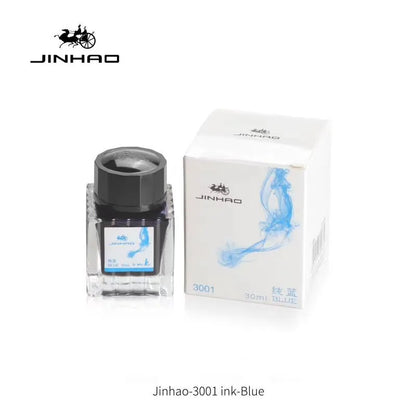 JINHAO 30ml Fountain Pen Ink Non-carbon Cartridge Refill Glass Bottled Fountain Pen Ink Stationery Office School Supplies Beauty World Shop