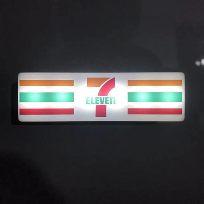 Hot Convenience Store Fridge Magnet Miniature Model Magnetic Attraction Decorate Night Light Atmosphere Light Glowing Signboard Beauty World Shop