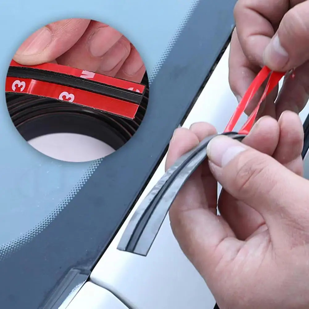 Car Seals Edge Sealing Strips Rubber Auto Roof Windshield Car Sealant Protector Strip Window Seals Noise Insulation Soundproof Beauty World Shop