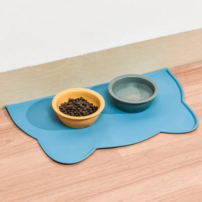 Food Grade Silicone Cats Anti-dirty Easy to Clean Cats and Dog Bowl Mats Water Proof Waterproof and Leak-proof Pad Anti-slip Pet Beauty World Shop