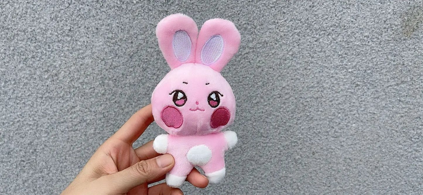 10CM Pop-up Store Doll Keychain ANITEEZ Cartoon Cute Plush Pendant Keyring Bag Accessories Kpop Yunho Yeosang Fans Gifts Beauty World Shop