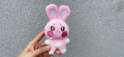 10CM Pop-up Store Doll Keychain ANITEEZ Cartoon Cute Plush Pendant Keyring Bag Accessories Kpop Yunho Yeosang Fans Gifts Beauty World Shop