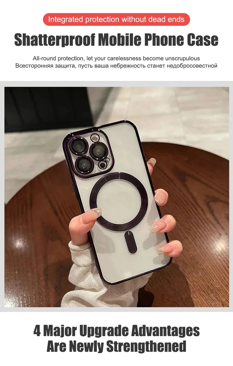 Plating Soft TPU Full Lens Protect Case for iPhone 13 14 12 11 15 Pro Max Plus Magsafe Magnetic Phone Case Wireless Charge Cover Beauty World Shop