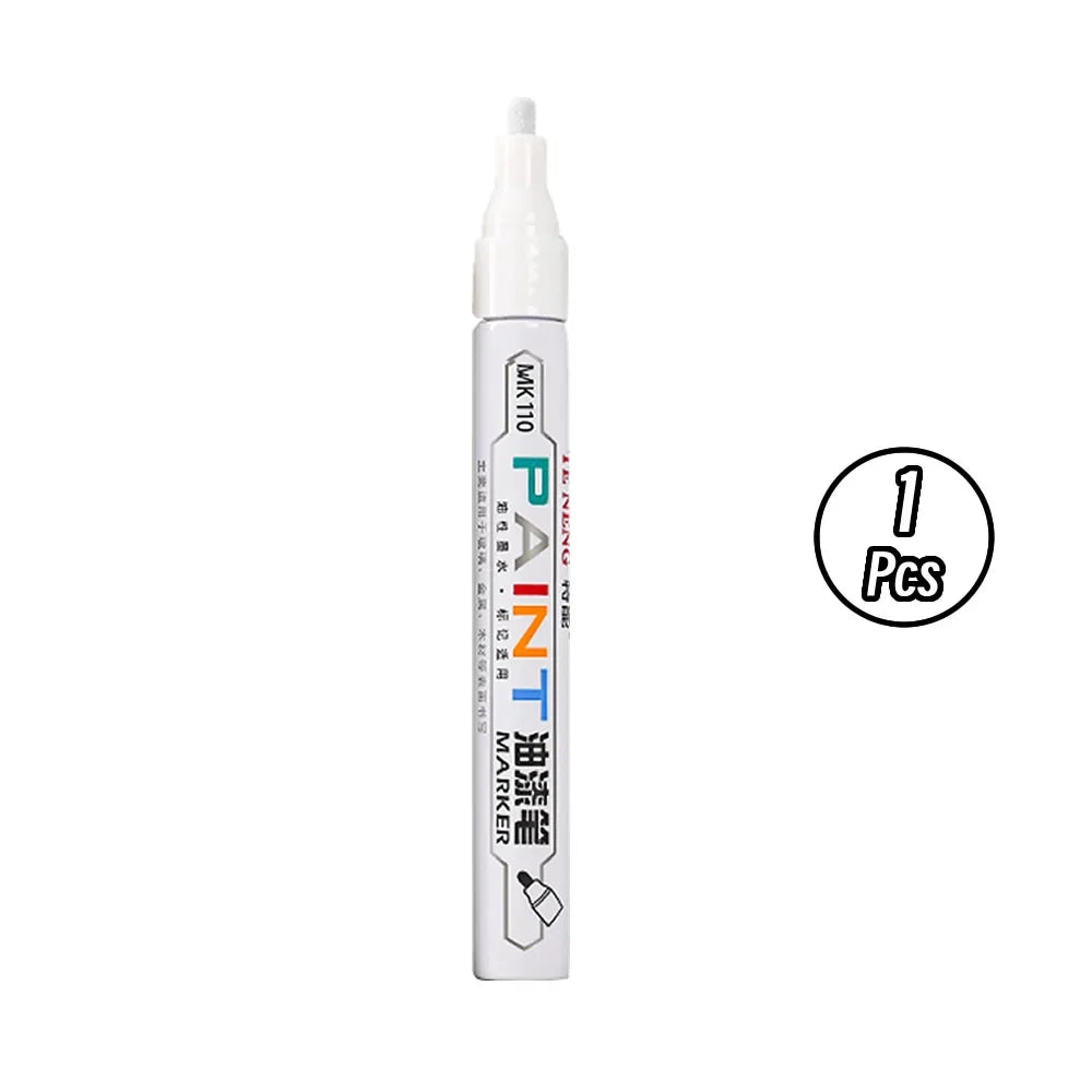 8 Colors Car Scratch Repair Paint Pen Quick Dry Touch Up Paint Repair Pen Waterproof Wheel Tyre Marker Auto Paint Marker Pens Beauty World Shop