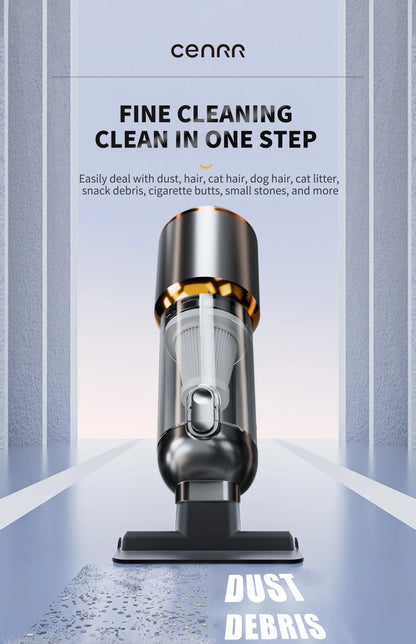 CENRR 998000PA Car Vacuum Cleaner Strong Suction Cordless Wireless Cleaner Handheld Portable Vacuum Cleaner Cleaning Machine Beauty World Shop