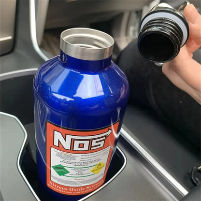 Car Insulation Cup NOS Nitrogen Cylinder Vacuum Stainless Steel Kettle 500ml High-capacity Travel Sports Bottle Water Cup 2025 Beauty World Shop