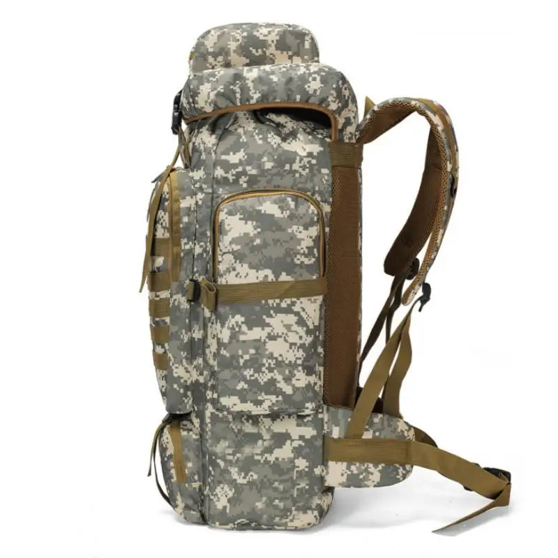 Homefish 80L/100L Large Mountaineering Backpack Outdoor Climbing Bag Tactical Rucksack Hiking Camping Travel Backpack Beauty World Shop