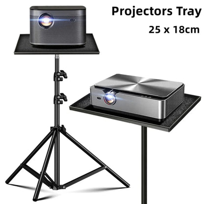1Pcs Sound Card Projector Tray Projector Stand Accessories Tray w/1/4" Metal Female Thread Adapter /Easy Installation Beauty World Shop